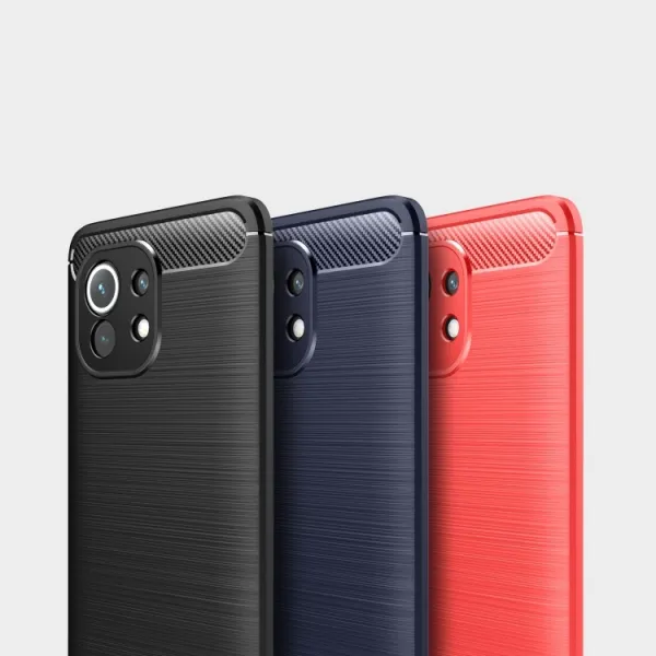FLEXI TPU Kryt  Xiaomi Mi 11 červený