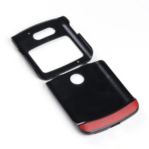 LEATHER TPU Ochranný kryt  Motorola Razr 5G červený