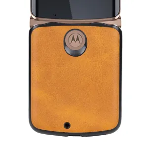 LEATHER TPU Ochranný kryt  Motorola Razr 5G modrý