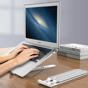 Polohovateľný stojan na notebook ružový