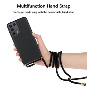 ROPE Kryt so šnúrkou Samsung Galaxy S21 Ultra 5G čierny