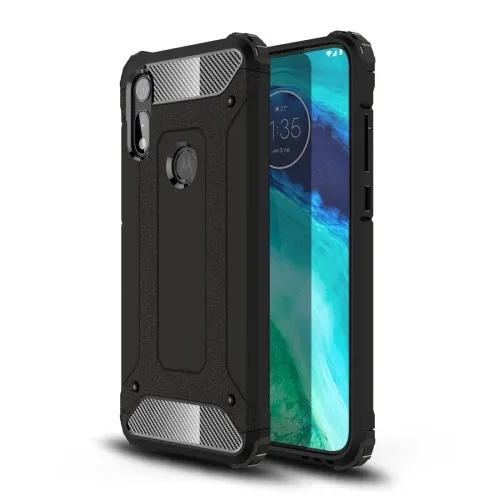 TOUGH Ochranný kryt Motorola Moto E (2020) čierny
