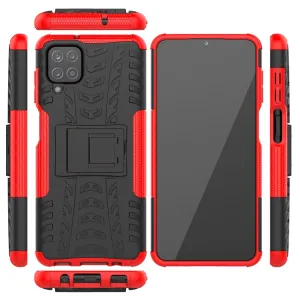 STAND Extra odolný obal Samsung Galaxy A12 / M12 červený