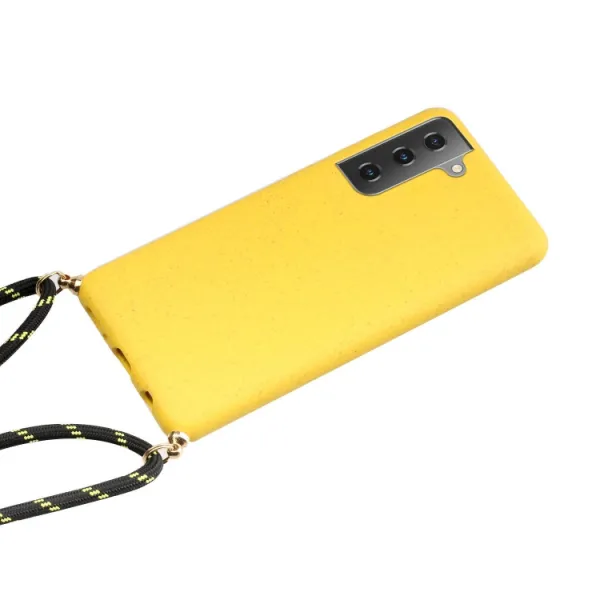ROPE Kryt so šnúrkou Samsung Galaxy S21 Plus 5G žltý