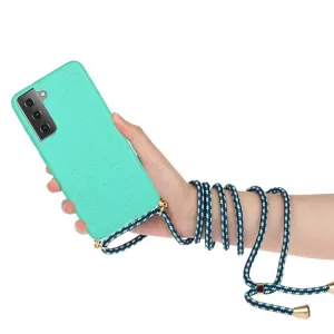 ROPE Kryt so šnúrkou Samsung Galaxy S21 Plus 5G zelený