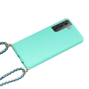 ROPE Kryt so šnúrkou Samsung Galaxy S21 Plus 5G zelený
