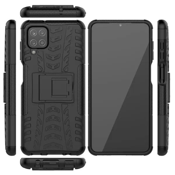 STAND Extra odolný obal Samsung Galaxy A12 / M12 čierny