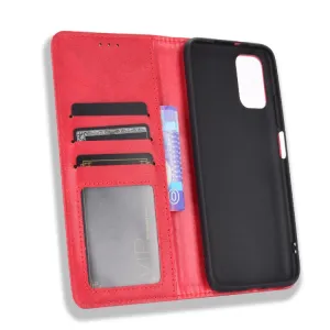 BUSINESS Peňaženkový kryt Xiaomi Poco M3  červený