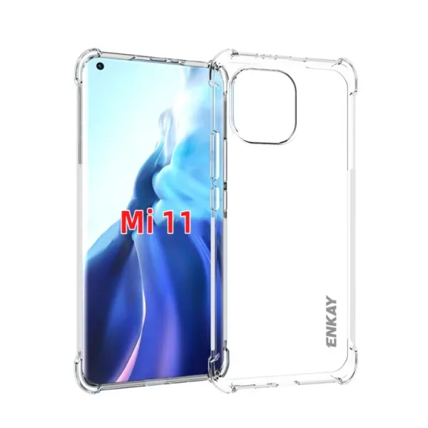 ENKAY Priehľadný obal + ochranná fólia Xiaomi Mi 11