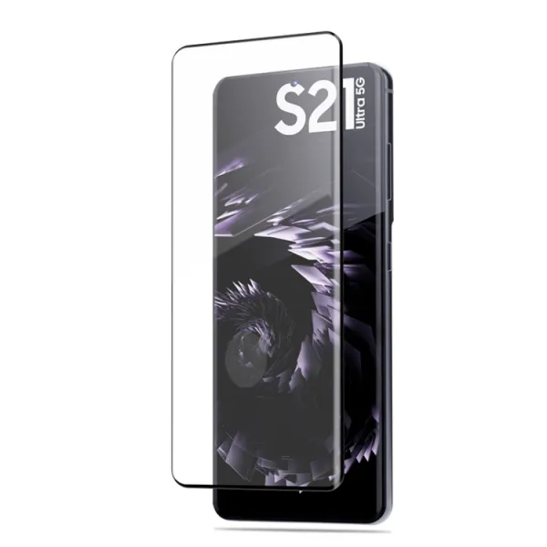 3D Tvrdené sklo Samsung Galaxy S21 Ultra 5G čierne