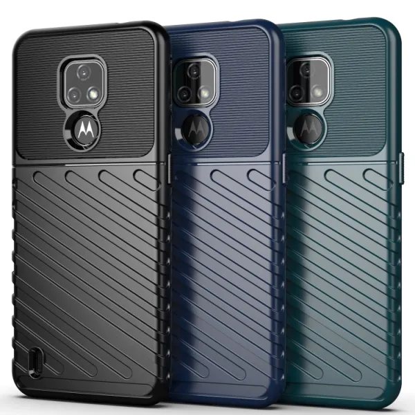 THUNDER Ochranný kryt Motorola Moto E7 zelený