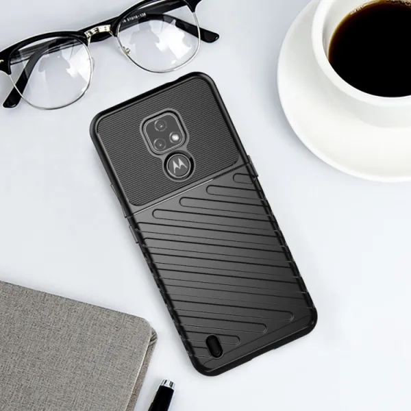 THUNDER Ochranný kryt Motorola Moto E7 zelený