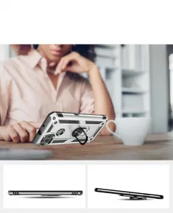 RING Ochranný obal Motorola Moto G9 Power strieborný
