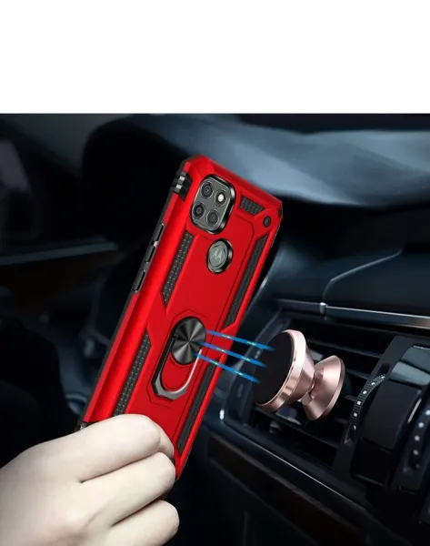 RING Ochranný obal Motorola Moto G9 Power  červený