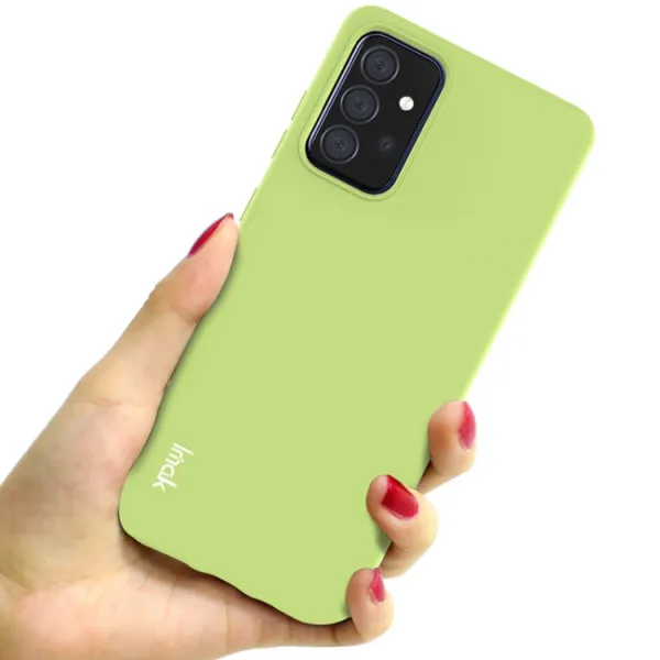 IMAK RUBBER Gumený kryt Samsung Galaxy A72 zelený