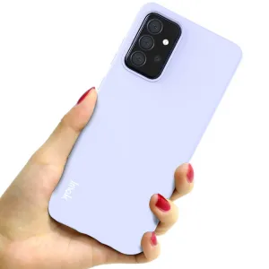 IMAK RUBBER Gumený kryt Samsung Galaxy A72 svetlomodrý