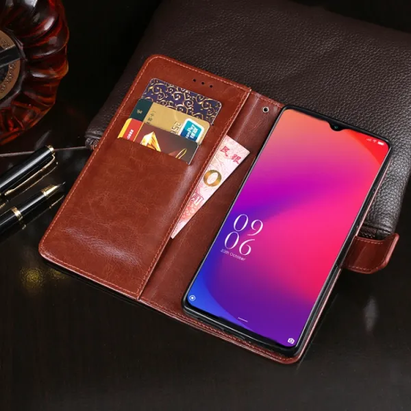 IDEWEI Peňaženkový kryt Doogee X95 / X95 Pro biely