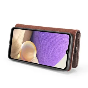 DG.MING Peňaženkový obal 2v1 Samsung Galaxy A32 5G / M32 5G šedý