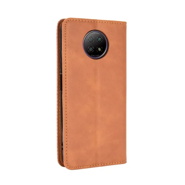 BUSINESS Peňaženkový kryt Xiaomi Redmi Note 9T  hnedý