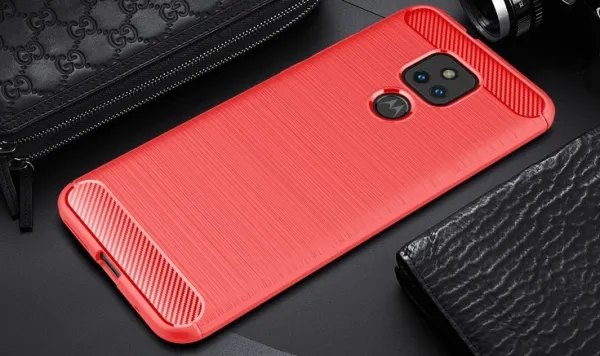 FLEXI TPU Kryt Motorola Moto G Play 2021 červený