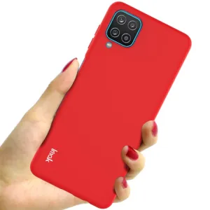 IMAK RUBBER Gumený kryt Samsung Galaxy A12 / M12 červený