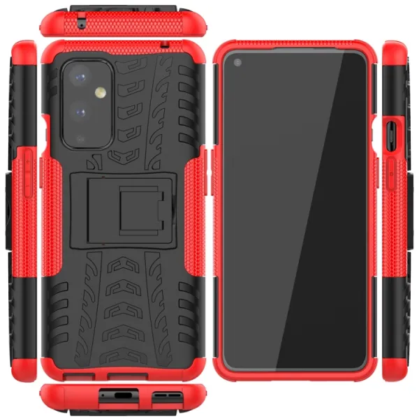 STAND Extra odolný obal OnePlus 9  červený