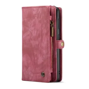 WALLET Ochranný kryt s peňaženkou 2v1 pre Samsung Galaxy S21 Plus 5G červený