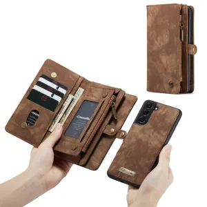 WALLET Ochranný kryt s peňaženkou 2v1 pre Samsung Galaxy S21 Plus 5G hnedý