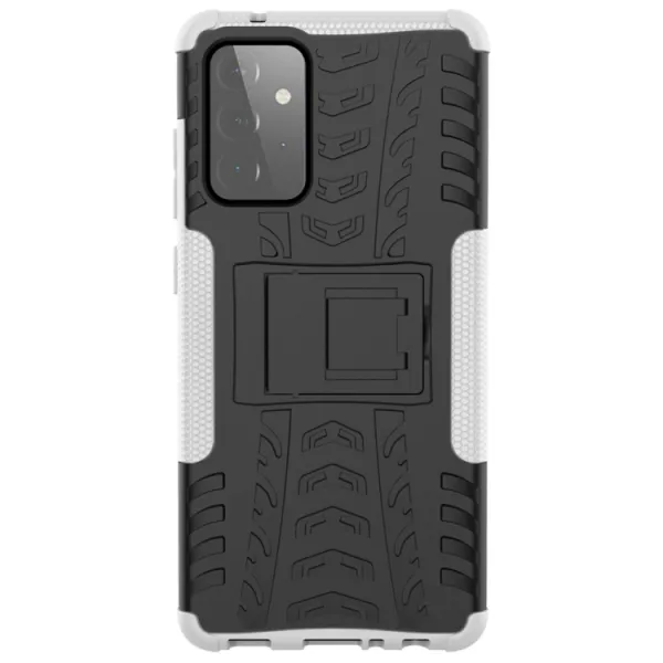 STAND Extra odolný obal Samsung Galaxy A72  biely