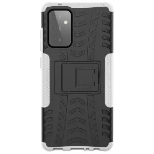 STAND Extra odolný obal Samsung Galaxy A72  biely