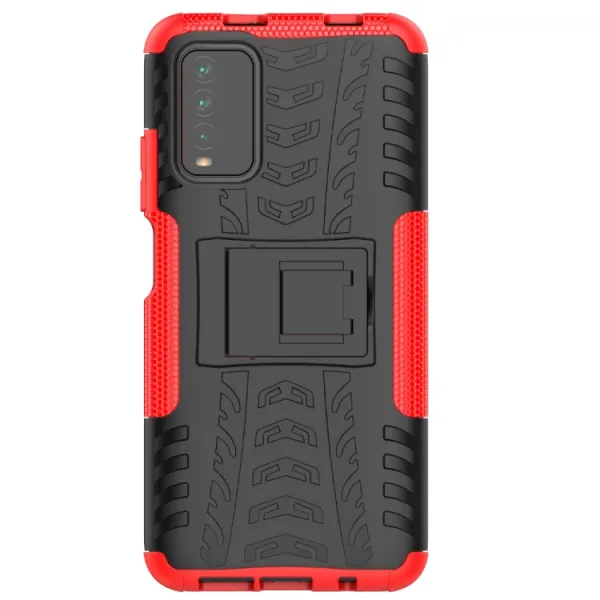 STAND Extra odolný obal Xiaomi Poco M3 červený