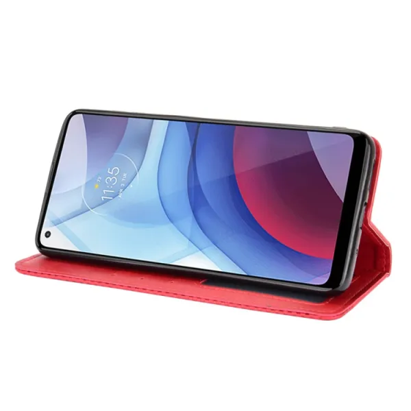 BUSINESS Peňaženkový kryt Motorola Moto G Power (2021) červený