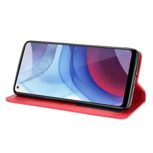 BUSINESS Peňaženkový kryt Motorola Moto G Power (2021) červený