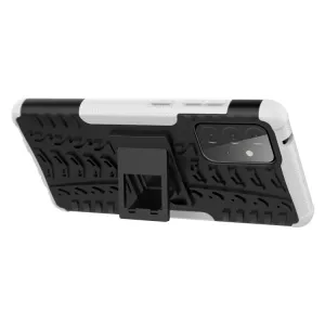 STAND Extra odolný obal Samsung Galaxy A72  biely