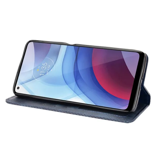 BUSINESS Peňaženkový kryt Motorola Moto G Power (2021) modrý