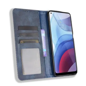 BUSINESS Peňaženkový kryt Motorola Moto G Power (2021) modrý