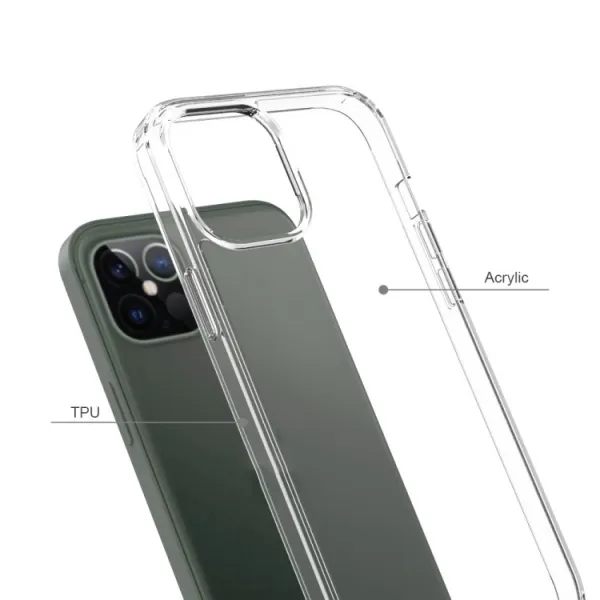 SHOCK Extra odolný kryt Apple iPhone 12 Pro Max šedý