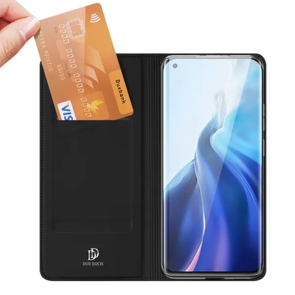 DUX Peňaženkový kryt Xiaomi Mi 11 čierny