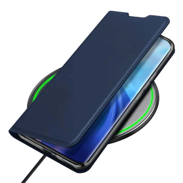 DUX DUCIS Skin Pro knižkové kožené puzdro na Xiaomi Mi 11, modré