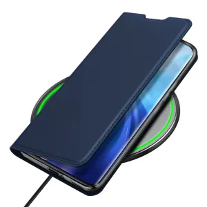 DUX DUCIS Skin Pro knižkové kožené puzdro na Xiaomi Mi 11, modré