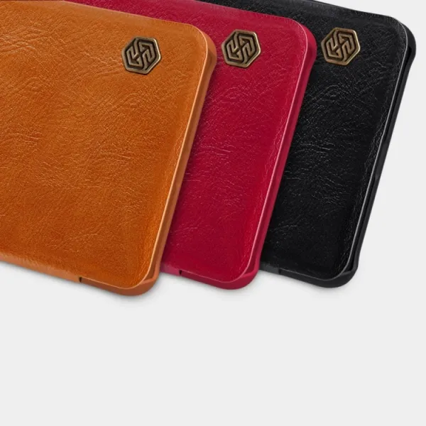 NILLKIN QIN LEATHER Samsung Galaxy S21 Plus 5G  hnedý