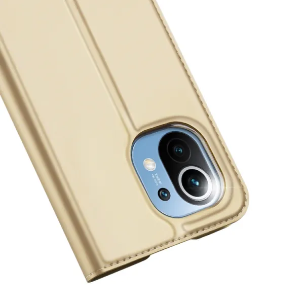 DUX Peňaženkový kryt Xiaomi Mi 11 zlatý