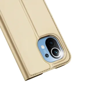 DUX Peňaženkový kryt Xiaomi Mi 11 zlatý