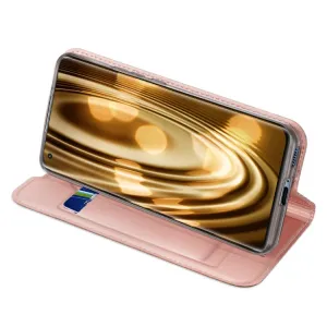 DUX DUCIS Skin Pro knižkové kožené puzdro na Xiaomi Mi 11, ružové