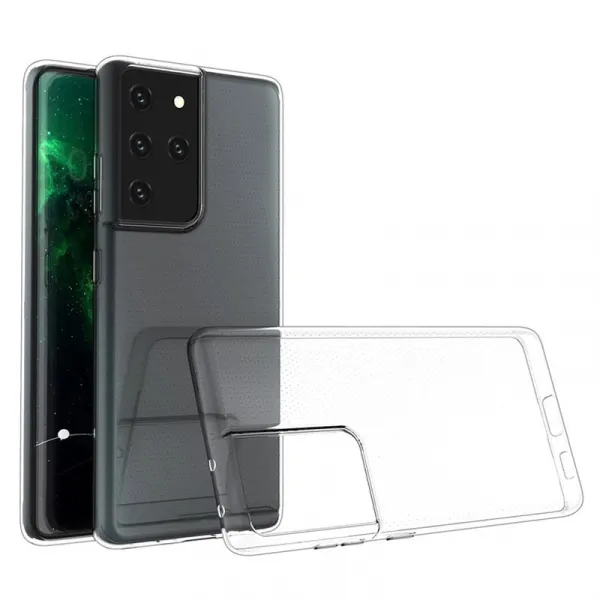 Silikónový kryt Samsung Galaxy S21 Ultra 5G priehľadný