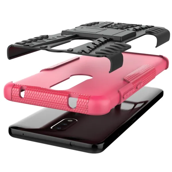 STAND Extra odolný obal Nokia 2.4 ružový