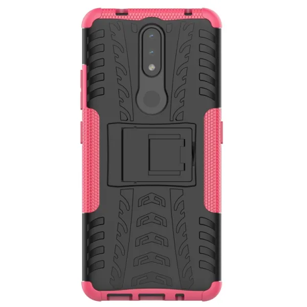 STAND Extra odolný obal Nokia 2.4 ružový