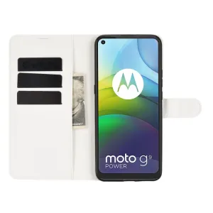LITCHI Ochranný kryt Motorola Moto G9 Power biely