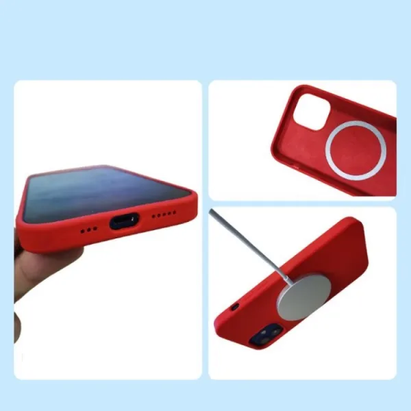 RUBBER MAGSAFE Kryt Apple iPhone 12  Pro Max biely