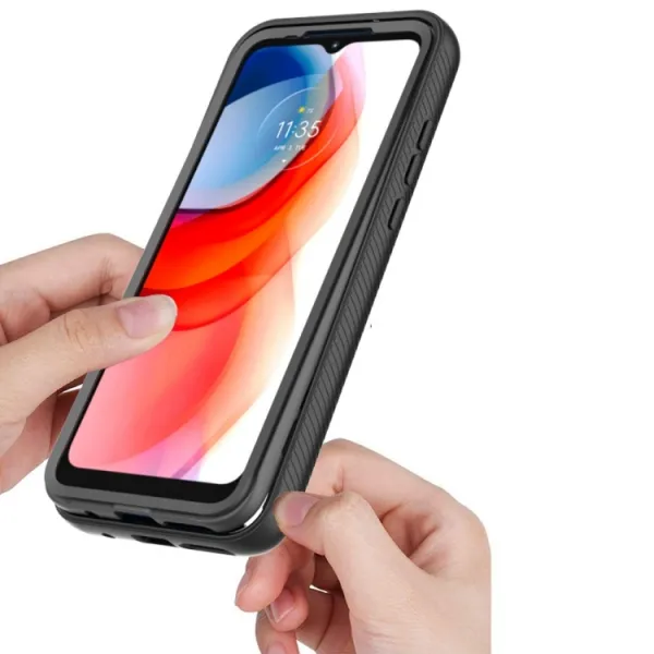 DUAL kryt Motorola Moto G Play (2021) čierny